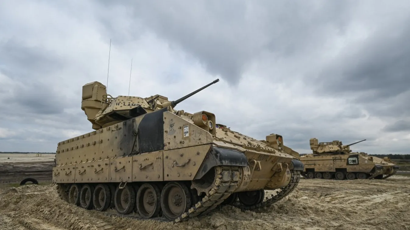 Abrams Tank Training in Poland's Nowa Deba 2023,Armored Tank,Army Soldier,Business Finance and Industry,Com Horizontal 