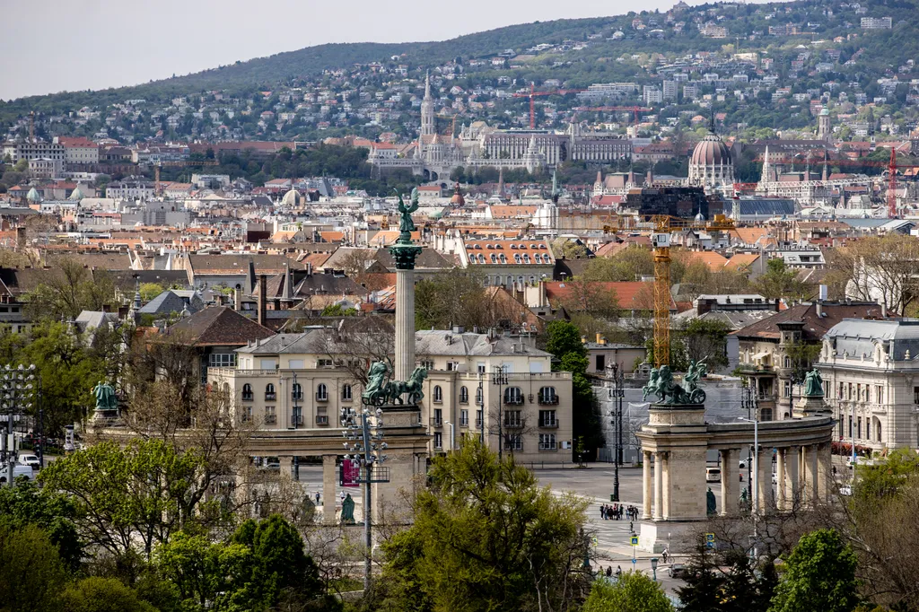 Élményléghajózás, Ballon, Városliget, Panoráma, Busapest, Élményléghajózás a Városligetben, léghajó, kilátás 