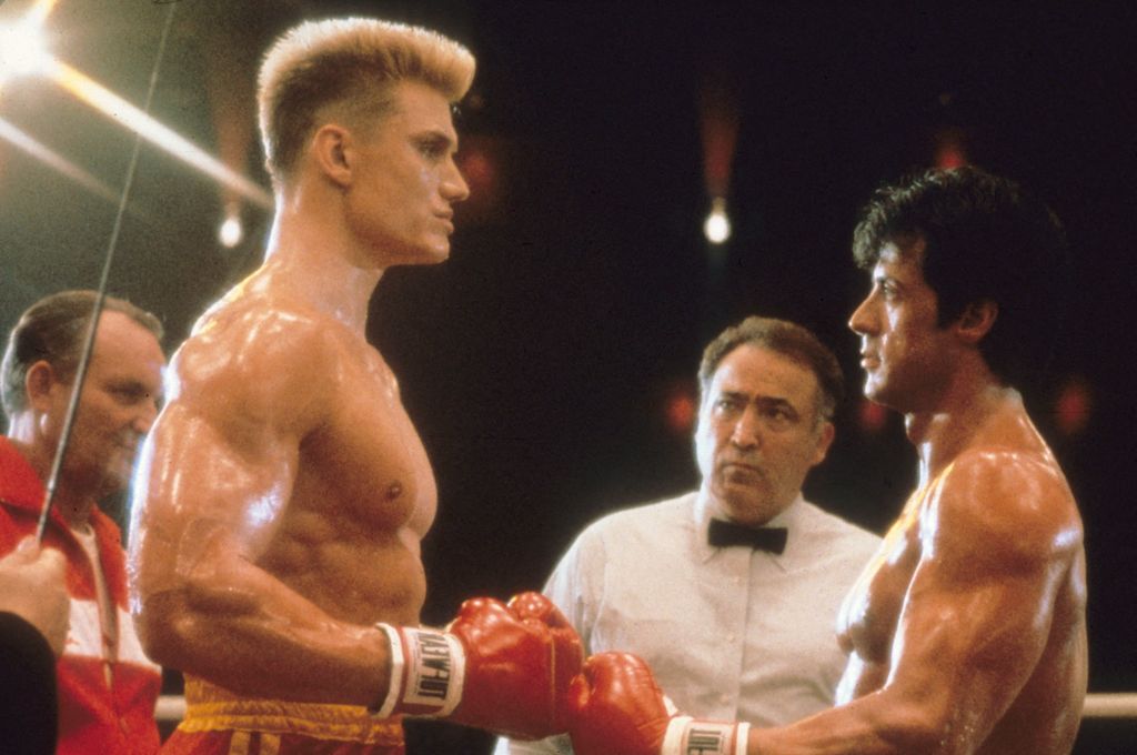 Rocky IV combat de boxe boxing match arbitre arbiter Horizontal 