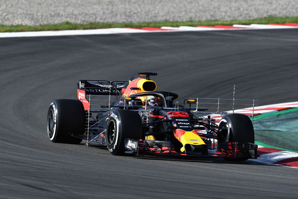 Forma-1-es szezonközi teszt, Barcelona, 1. nap, Max Verstappen, Red Bull Racing 
