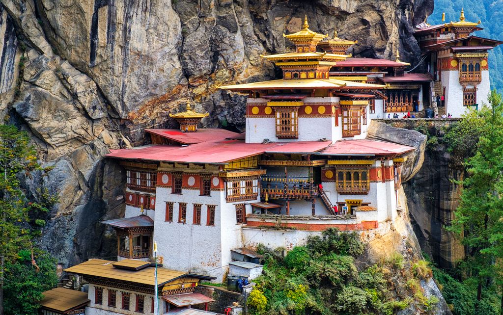 Tigrisfészek templom Bhután 