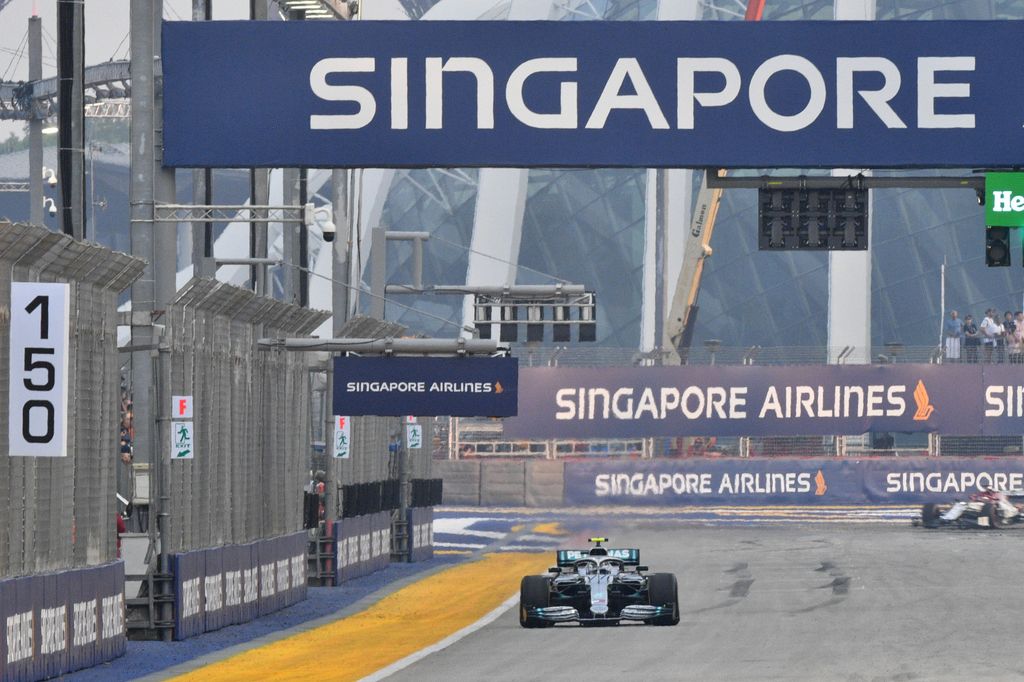Forma-1, Szingapúri Nagydíj, Valtteri Bottas, Mercedes 
