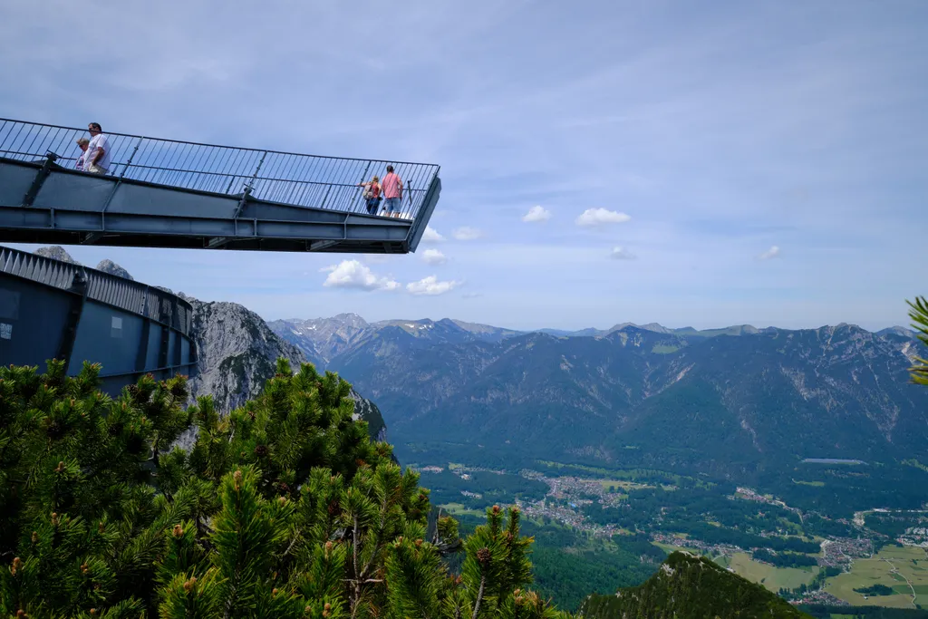 Garmisch-partenkirchen, Alpspix, kilátó, német, fedélzet, látványosság, magas, kilátó, látvány, Alpspix, bajor, hegy, táj, nézőpont, hegység 