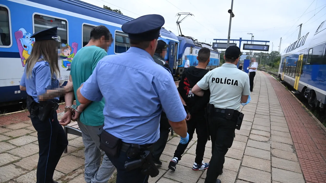 szlovák -magyar rendőrségi akció vác szob vasút 