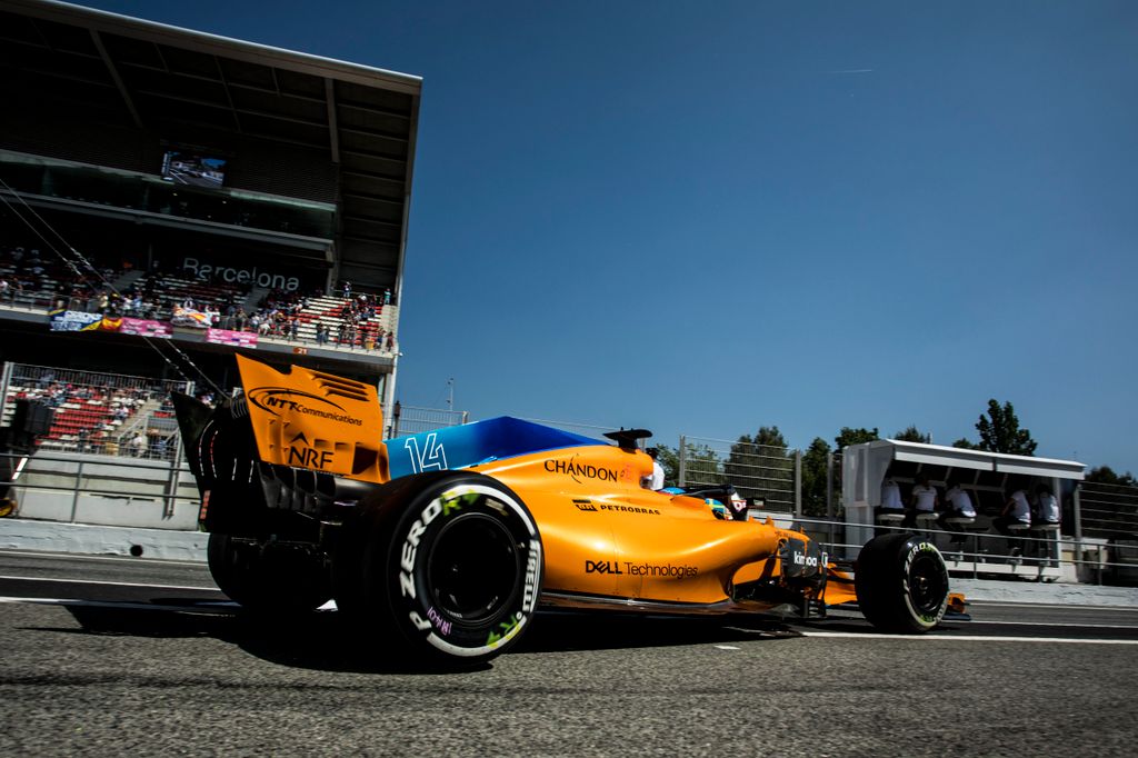 A Forma-1-es Spanyol Nagydíj péntek napja, Fernando Alonso, McLaren Racing 