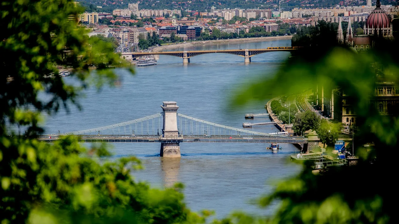 Gellért hegy nyár időjárás Budapest napsütés nap 