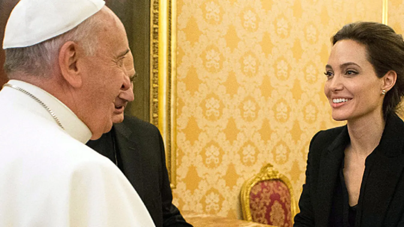 Angelina Jolie, Ferenc pápa 