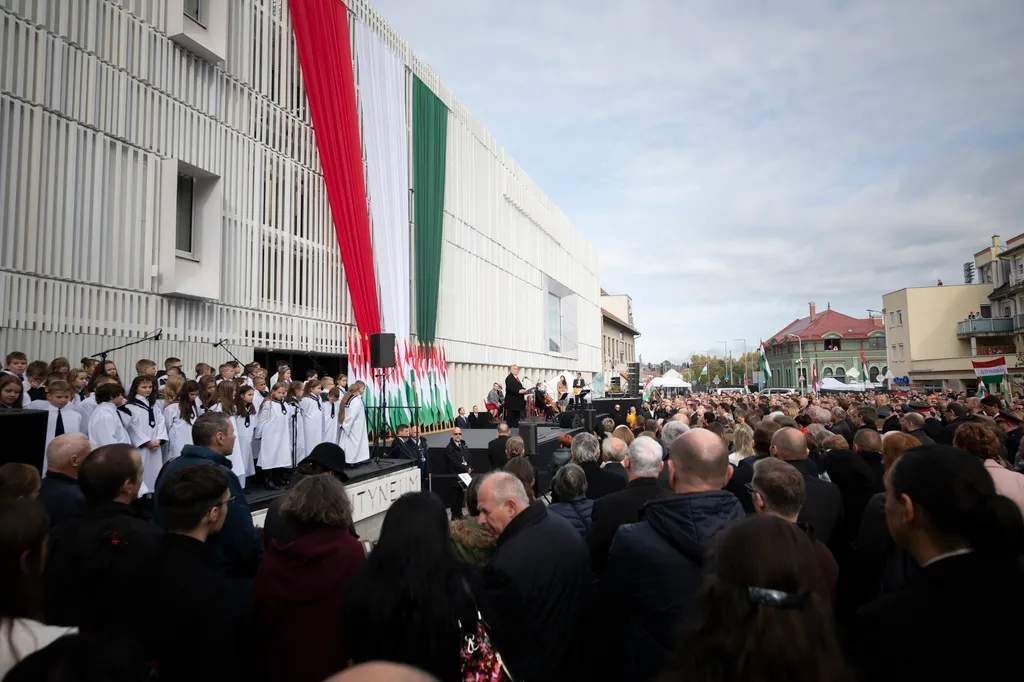 ORBÁN Viktor, beszéd, október 23., ünnepség, zalaegerszeg, 66. évforduló, megemlékezés, szabadságharc, forradalom, 1956, 2022. 10. 23. 