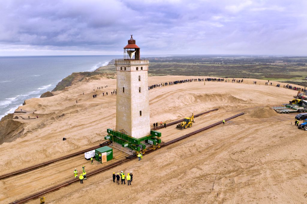 Rubjerg Knude, világítótorony, torony, dán, dánia 