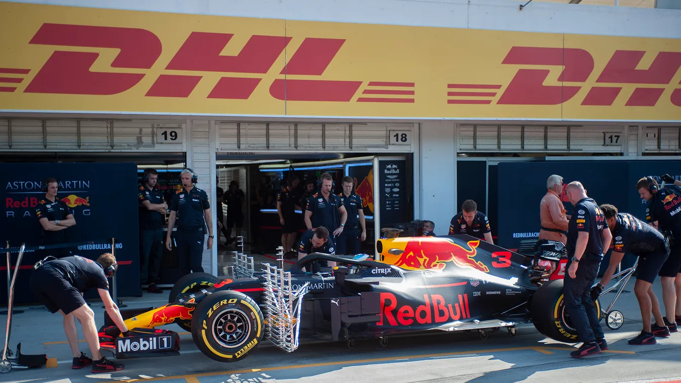 F1-es tesztelés a Hungaroringen, 1. nap, Daniel Ricciardo, Red Bull Racing 