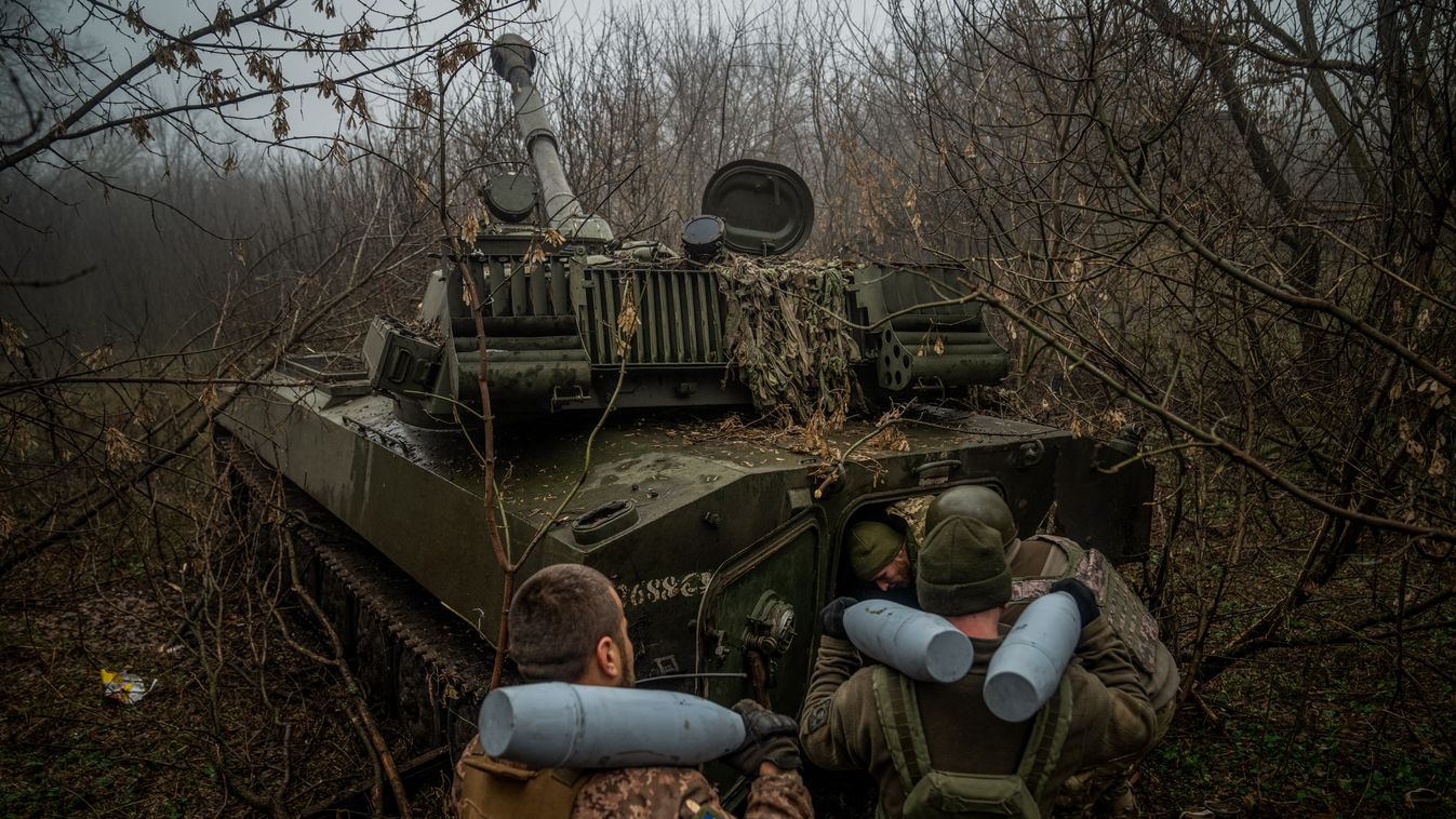 Bakhmut, Ukrajna, orosz-ukrán háború, háború, tüzérség, tank, Oroszország, katona 