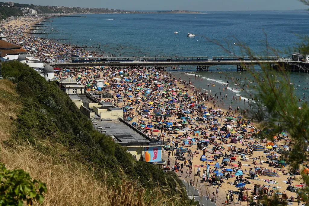 Bournemouth beach strand 