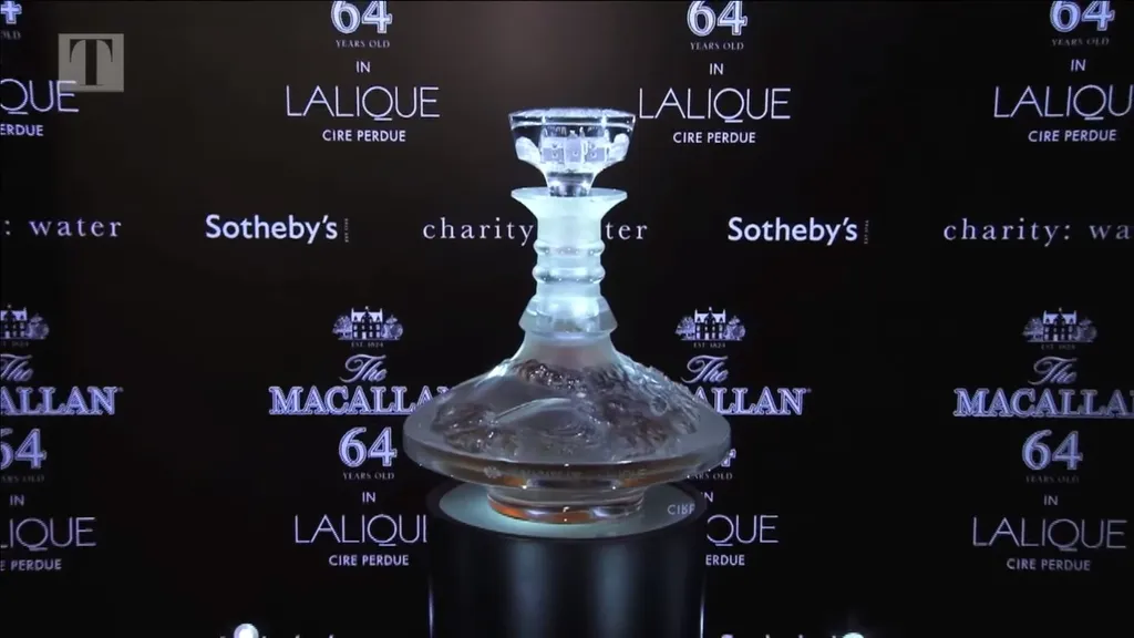 a világ 10 legdrágább szeszesitala, Macallan 64 Year Old In Lalique 