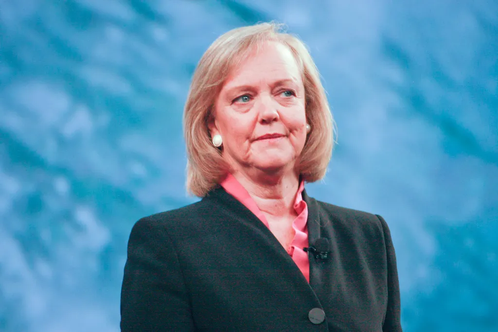 Milliárdosnők, akik önerejükből építettek fel üzleti birodalmat Meg Whitman Las,Vegas,,Nv,-,June,5,,2012:,Hp,President,And address,conference,whitman,hp,hp discover 2012,pantsuit,ceo,meg, 