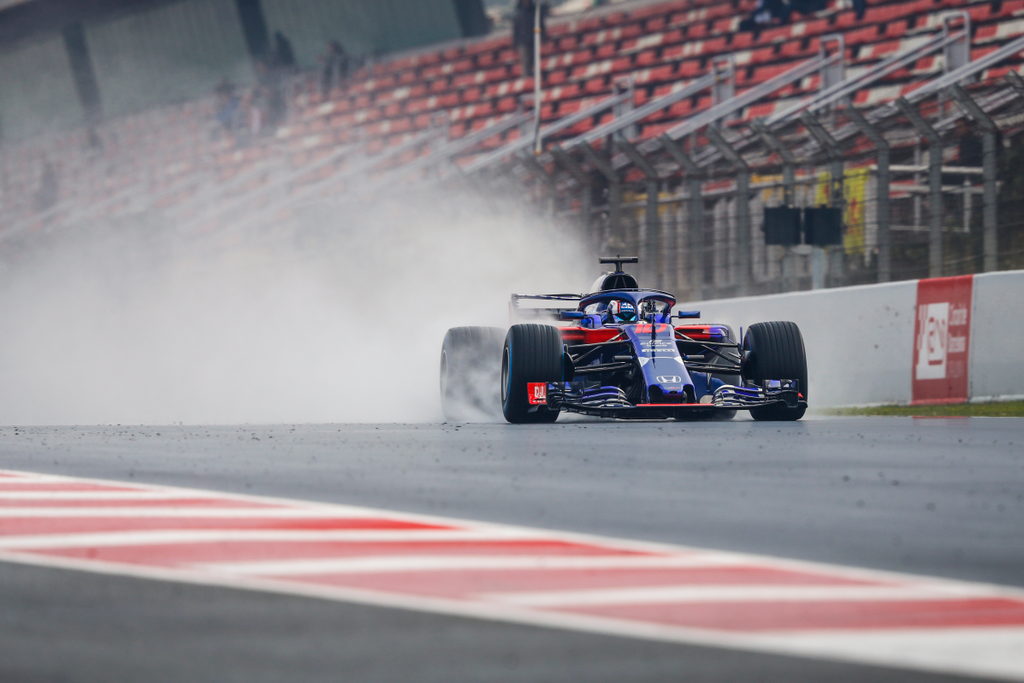 A Forma-1 előszezoni tesztje Barcelonában - 4. nap, Pierre Gasly, Scuderia Toro Rosso 