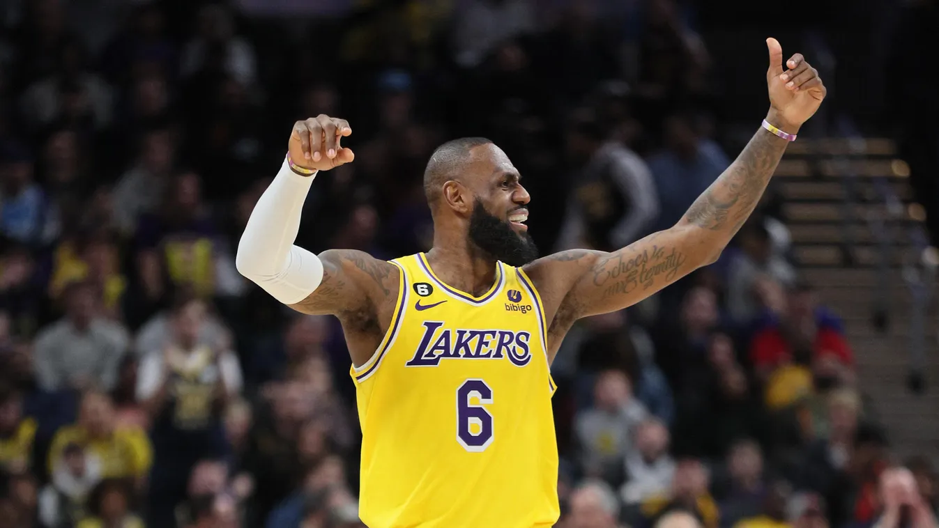 Los Angeles Lakers v Indiana Pacers GettyImageRank2 Basketball - Sport USA Indiana Indianapolis Photography LeBron James Los Angeles Lakers Indiana Pacers NBA Bankers Life Fieldhouse NBA Pro Basketball 6 Match - Sport A-List Celebrity PersonalityInQueue H