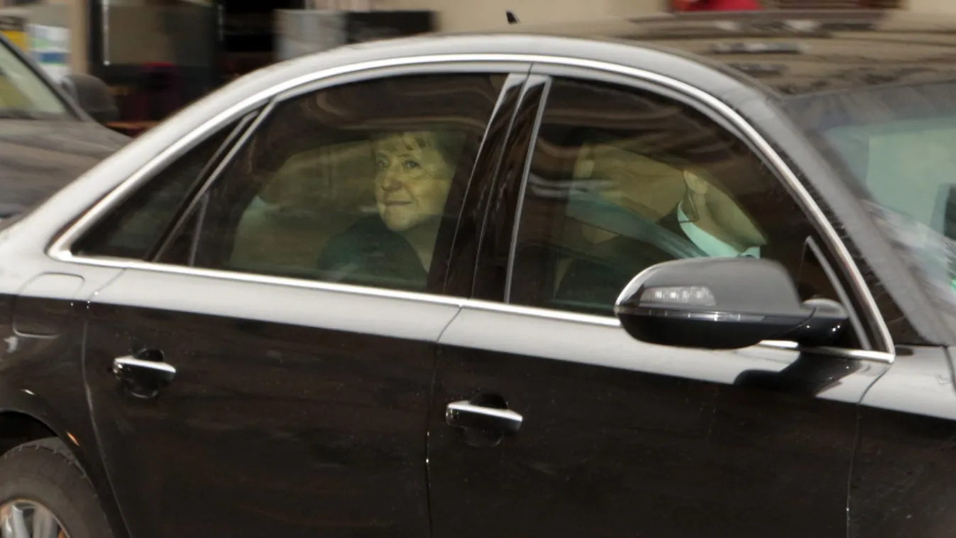 merkel látogatás Merkel autó 