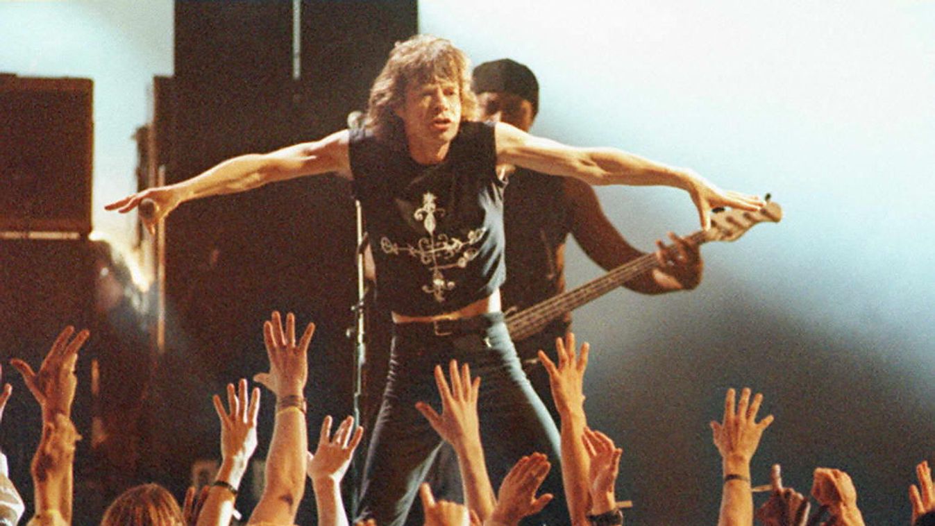 Rolling Stones lead singer Mick Jagger 1994 