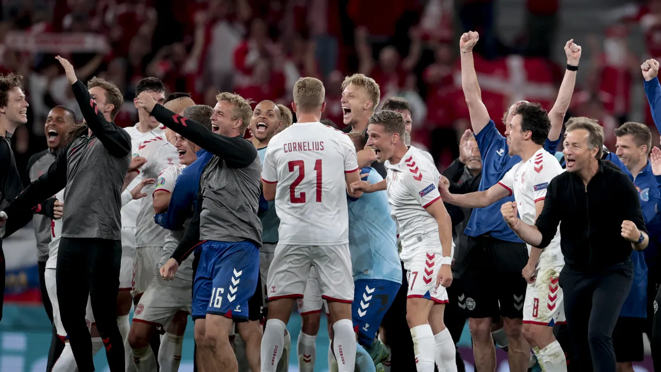 EURO 2020: Russia v Denmark 2021,Denmark,Euro 2020,Football,June,Russia,Soccer Horizontal, Dánia, Euro 2020 