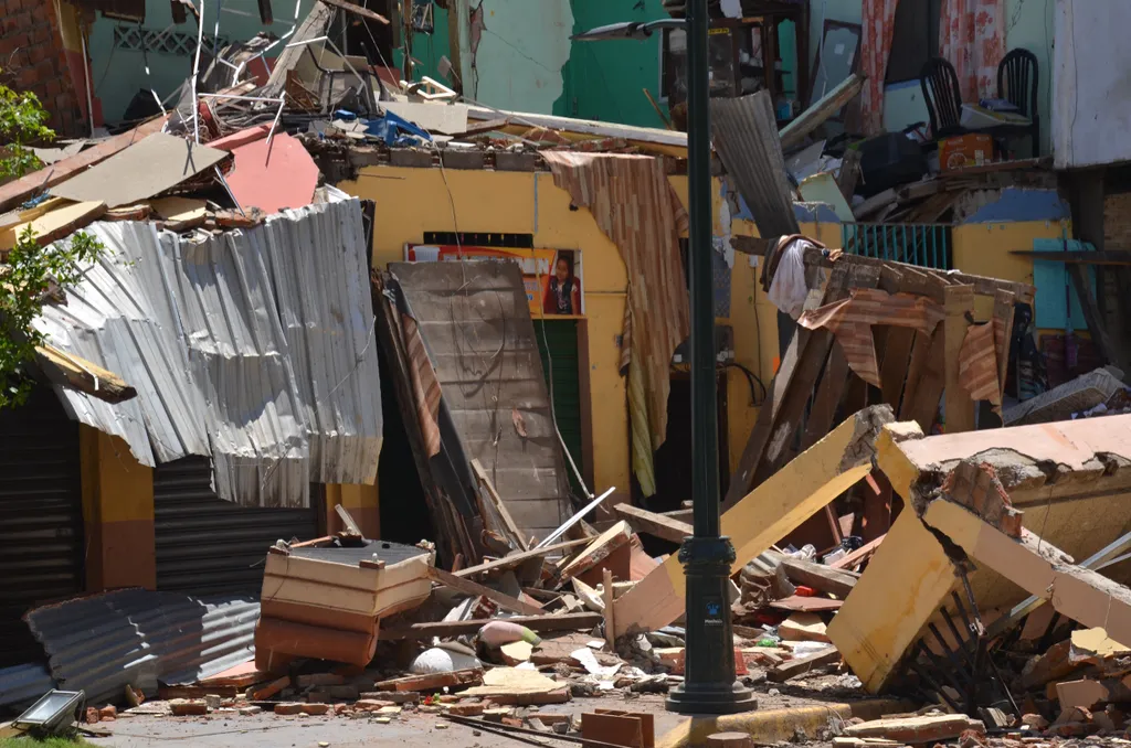 földrengés, ecuador, 6.8-as erősségű földrengés, 2023. 03. 18., Machala, Puerto Bolivar 