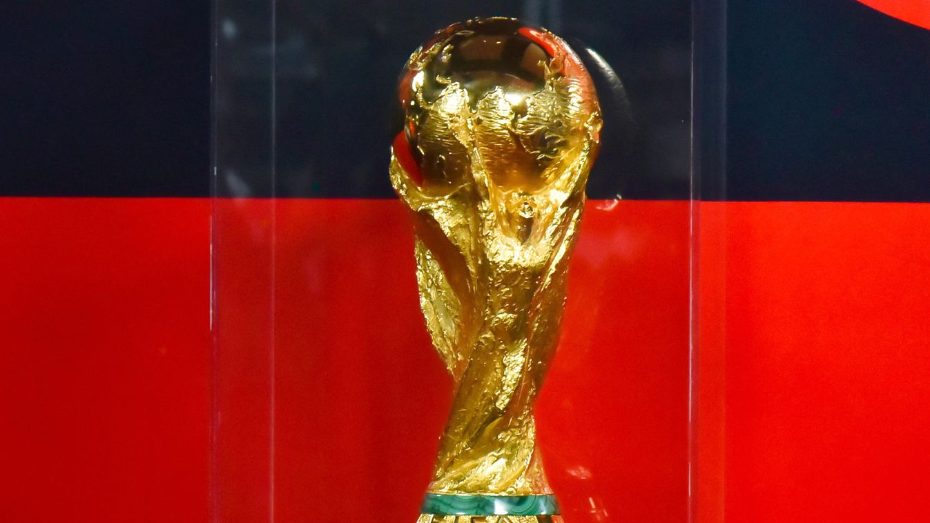 FIFA World Cup Trophy brought to Cameroon Horizontal 