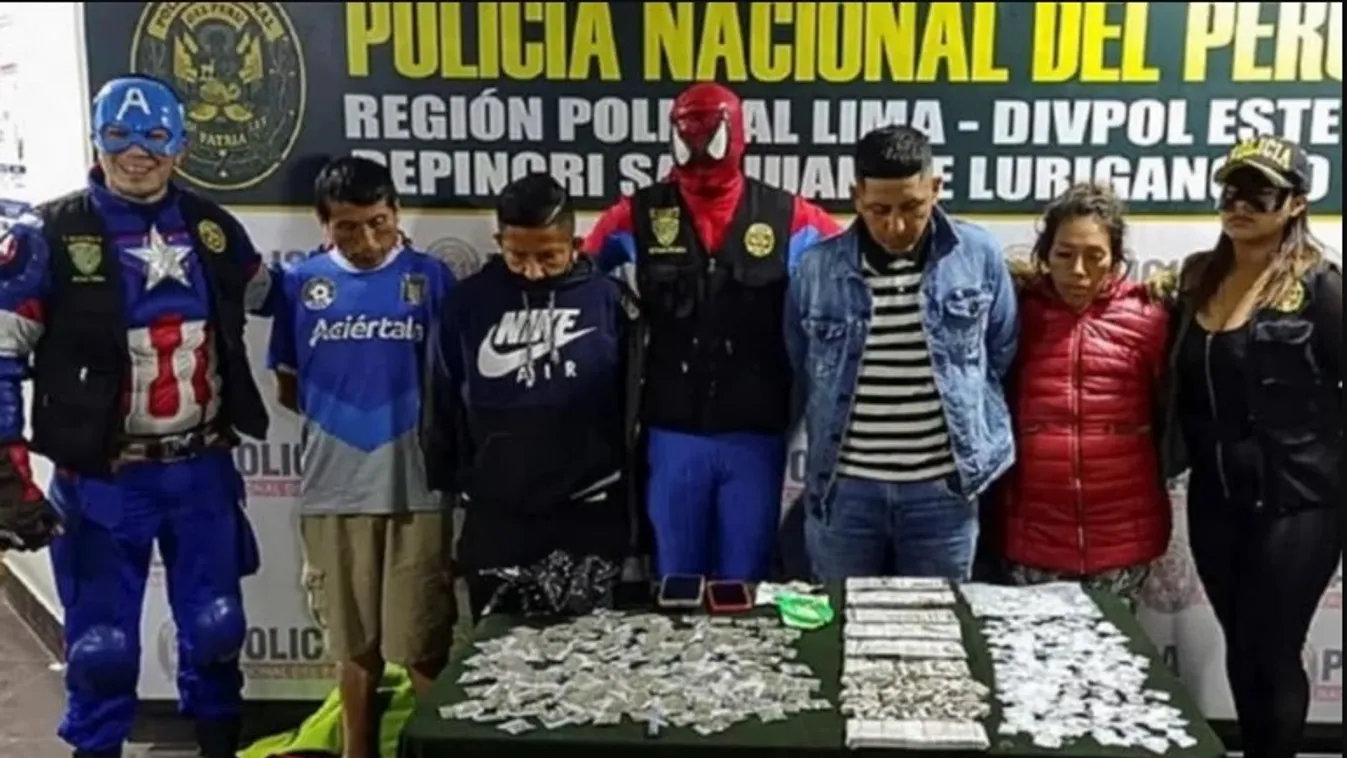 Peru, Marvel, drog, rendőrség 