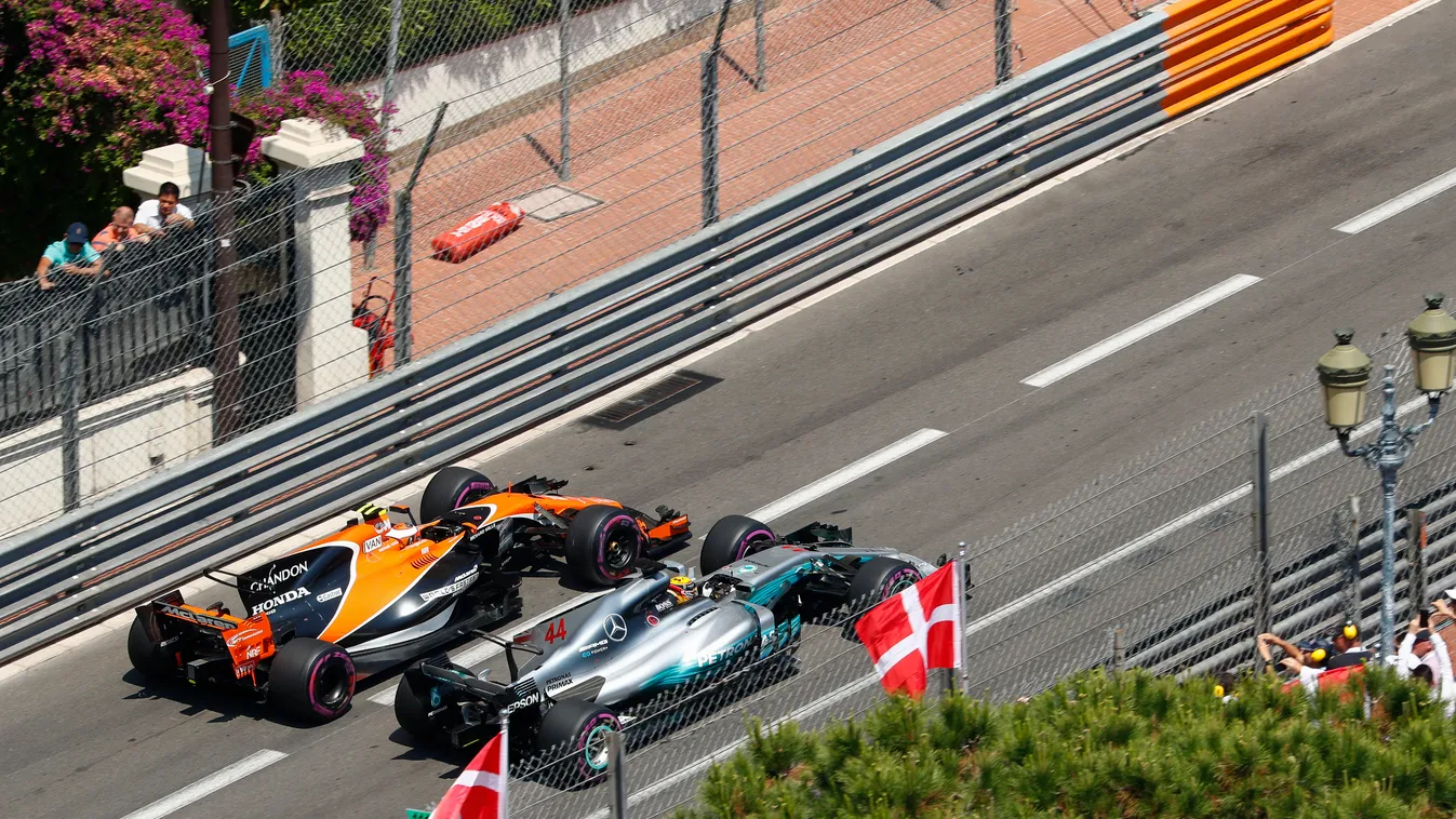 Forma-1, Lewis Hamilton, Mercedes-AMG Petronas, Stoffel Vandoorne, McLaren Honda, Monacói Nagydíj 