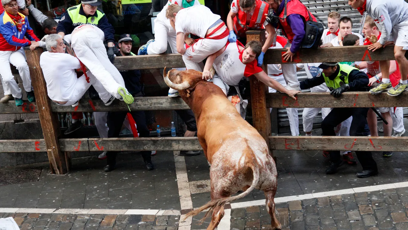 Bikafuttatás, Pamplona 