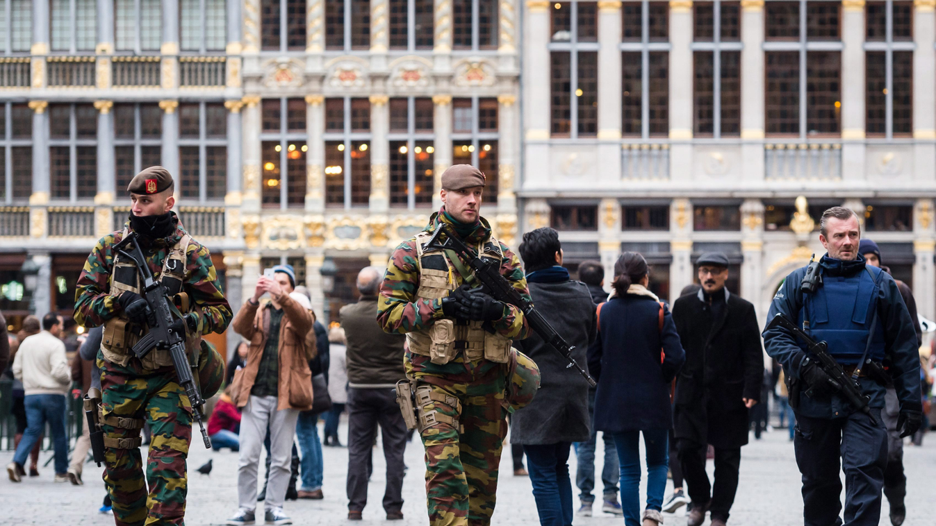 Brüsszel, belga, terror, katona, rendőr, terrorfenyegetettség, 
