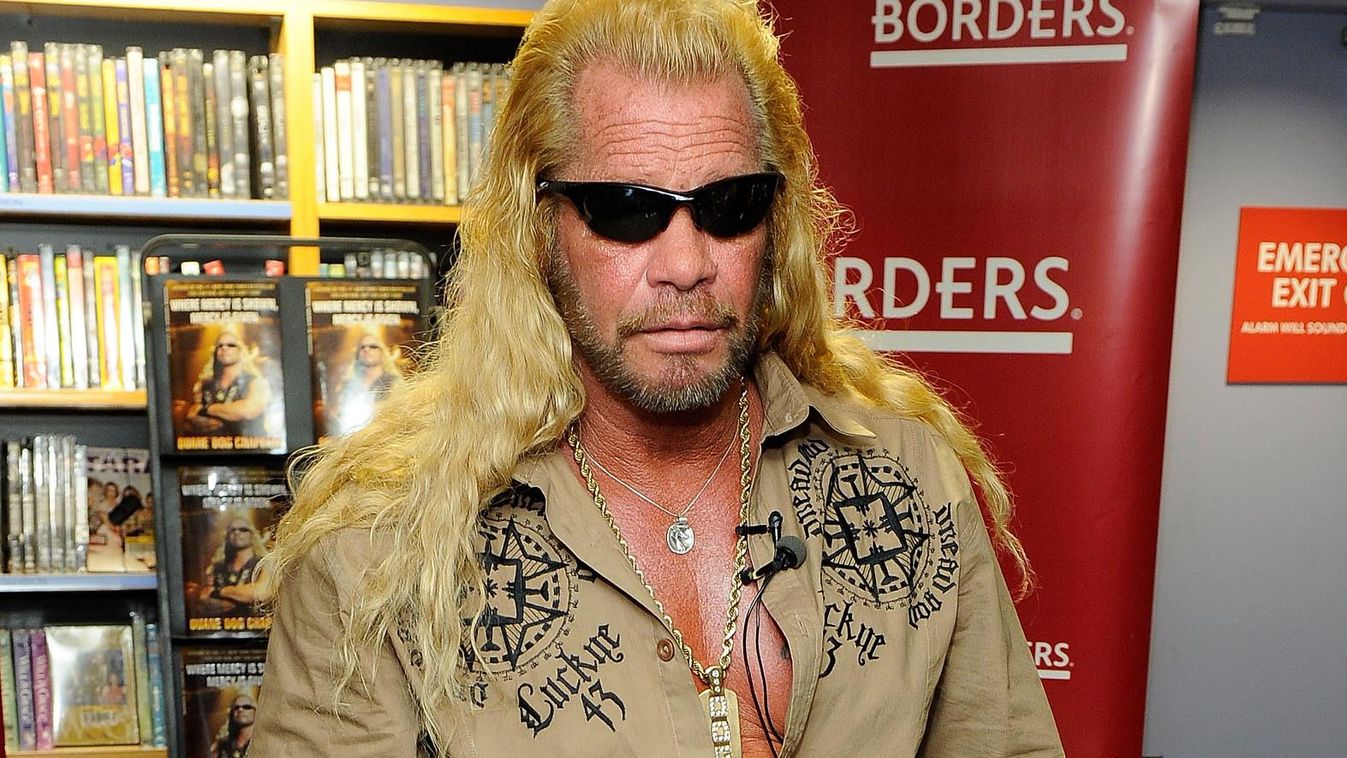 Duane Chapman Signs Copies Of "When Mercy Is Shown, Mercy Is Given" Dog the Bounty Hunter, Dog, Bounty, LITERATURE MUSIC GettyImageRank3 
