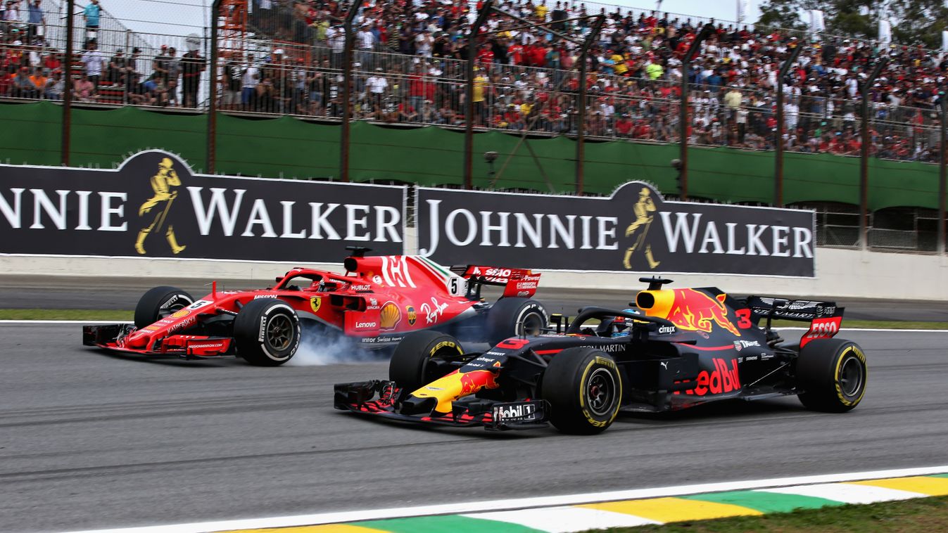 Forma-1, Sebastian Vettel, Daniel Ricciardo, Brazil Nagydíj 
