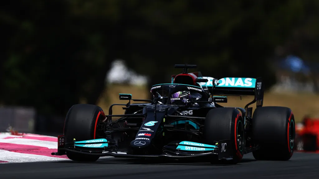 Forma-1, Lewis Hamilton, Mercedes, Francia Nagydíj 2021, péntek 