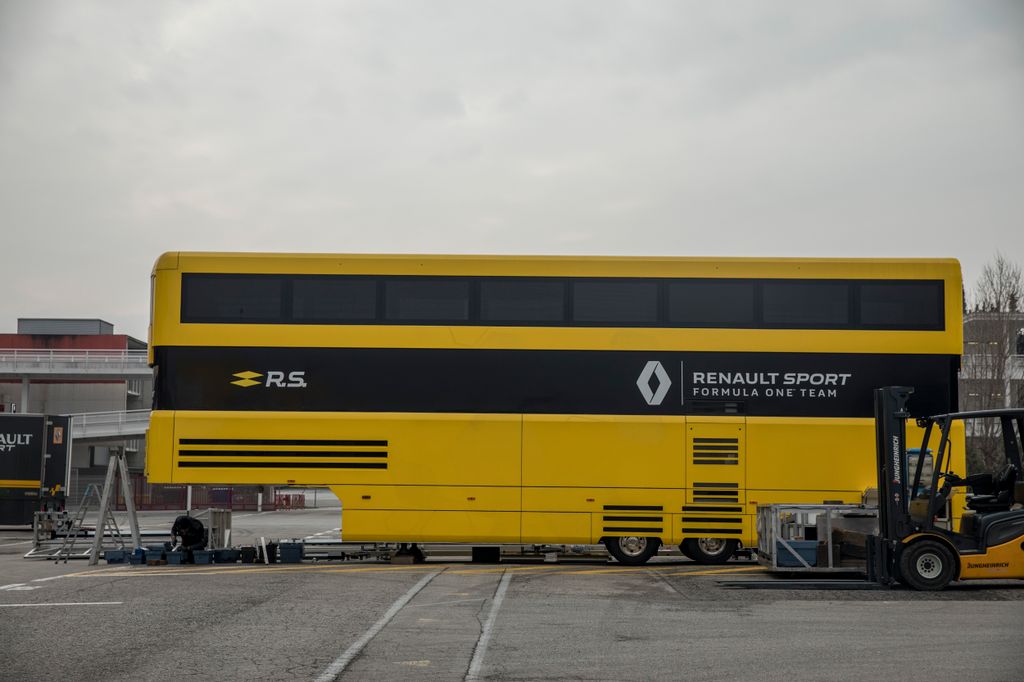 Forma-1, Renault Sport Racing kamion, Barcelona teszt 2018 