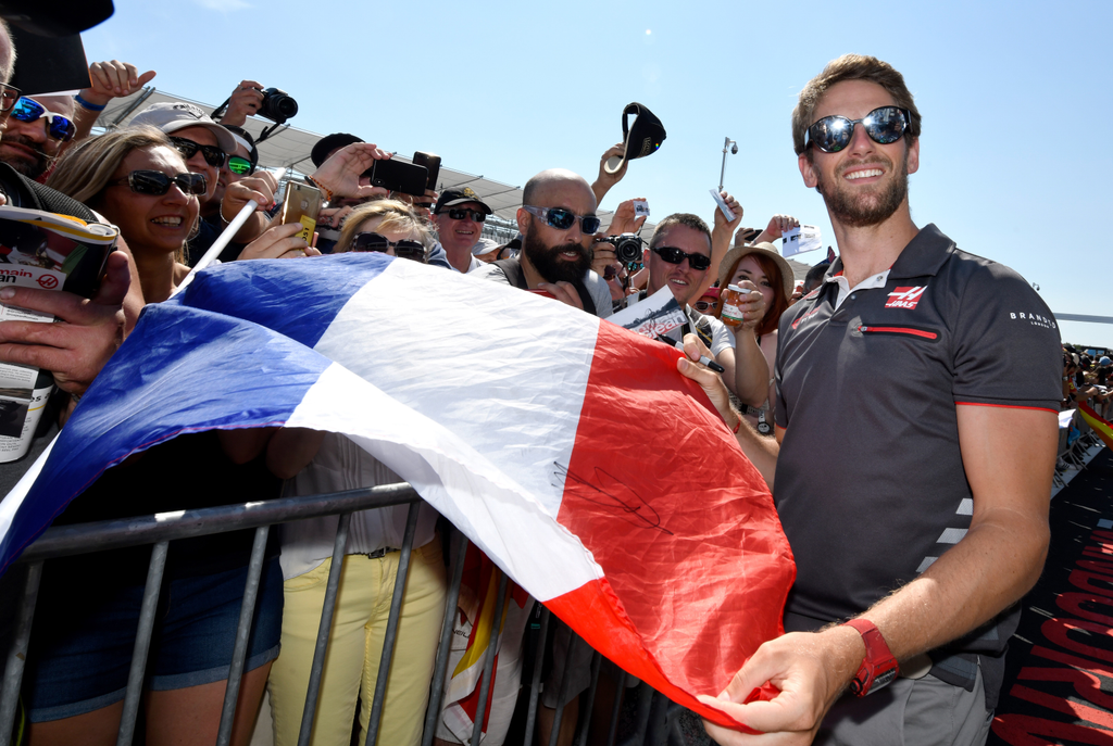 Előkészületek a Forma-1-es Francia Nagydíjra, Romain Grosjean, Haas F1 Team 