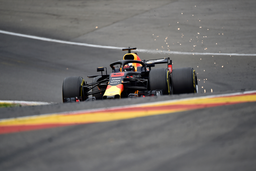 A Forma-1-es Belga Nagydíj pénteki napja, Max Verstappen, Red Bull Racing 