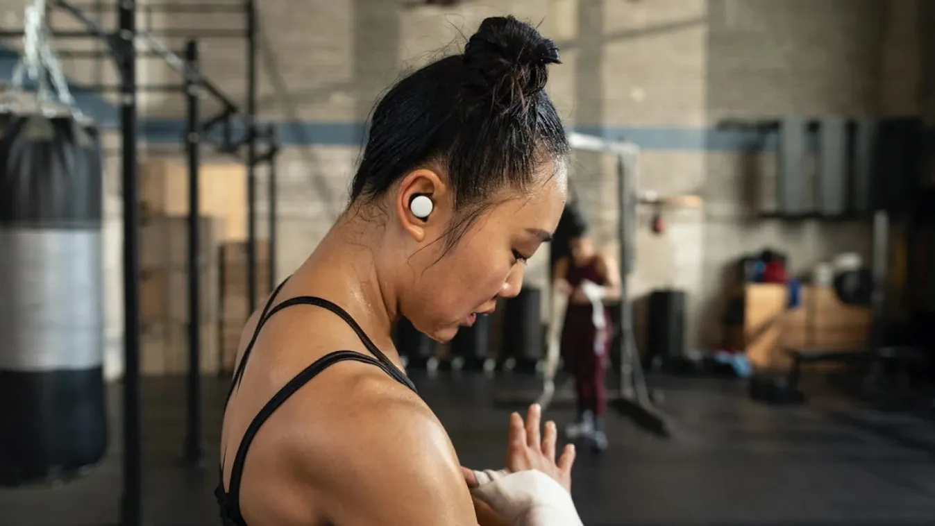 google pixel buds fülhallgató edzés sportolás edzőterem zenehallgatás music 