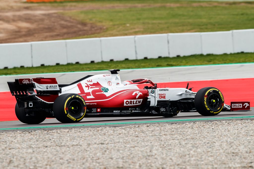 Forma-1, Robert Kubica, Alfa Romeo Racing, Barcelona teszt 