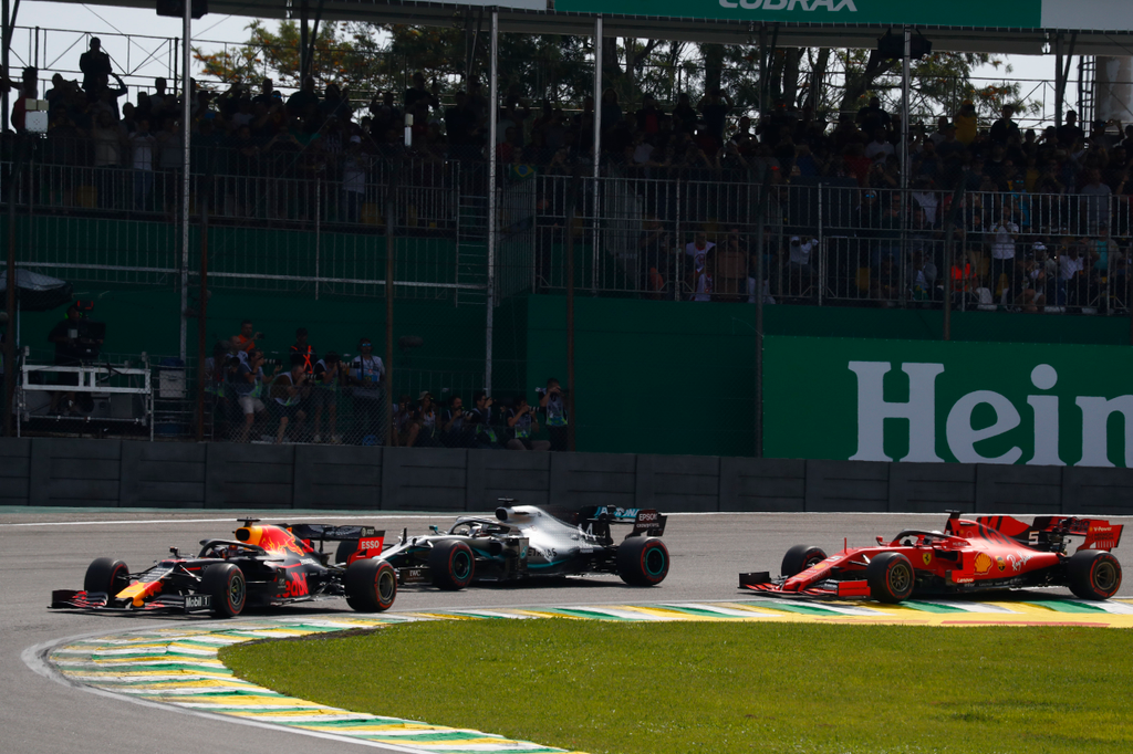 Forma-1, Brazil Nagydíj, Vettel, Ferrari, Verstappen, Red Bull, Hamilton, Mercedes 