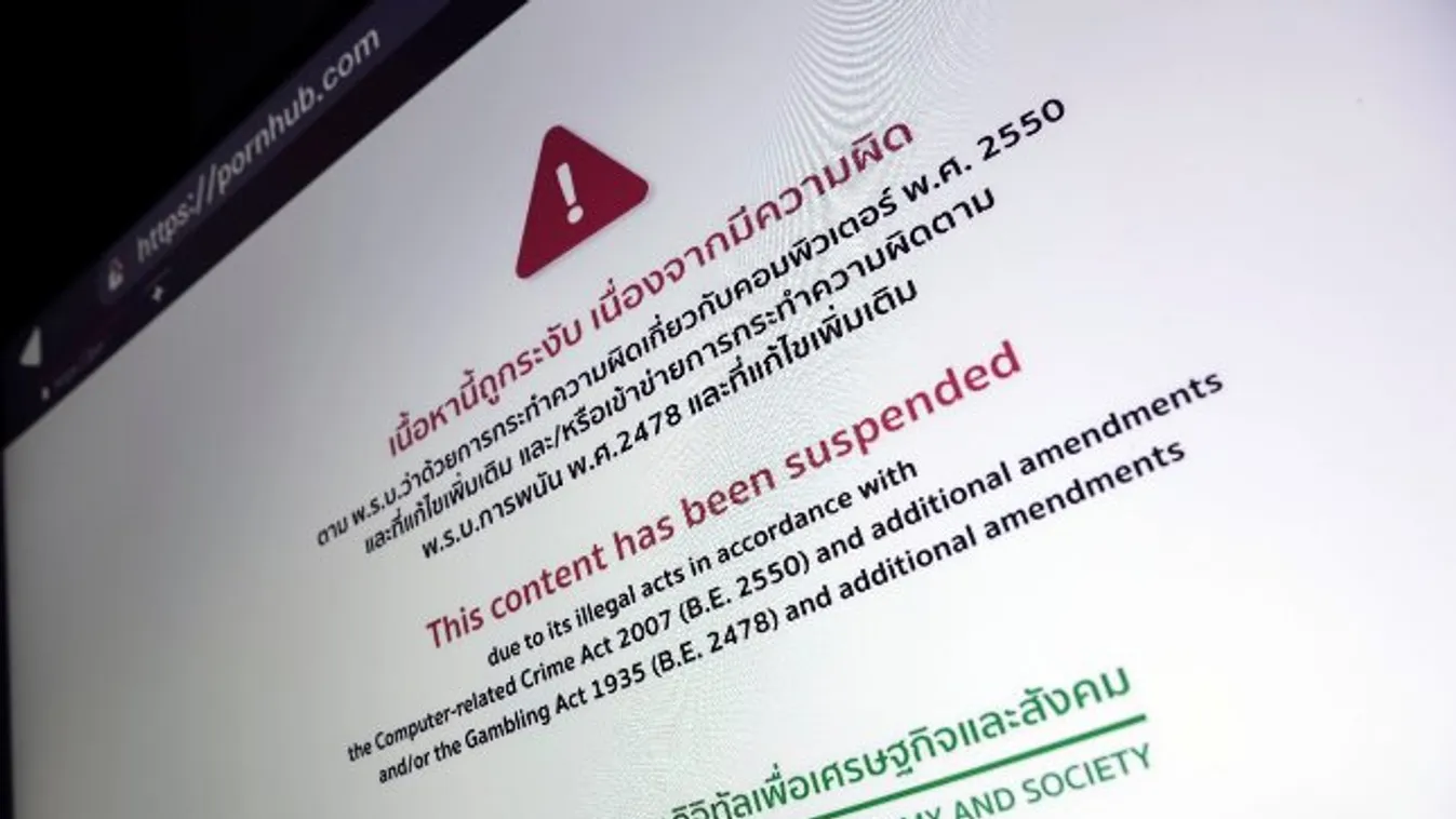 letiltott pornhub oldal thaiföldön 