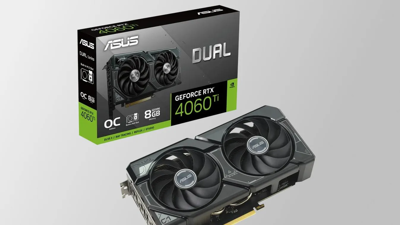 asus dual geforce rtx 4060 ti ssd videókártya grafikus kártya 