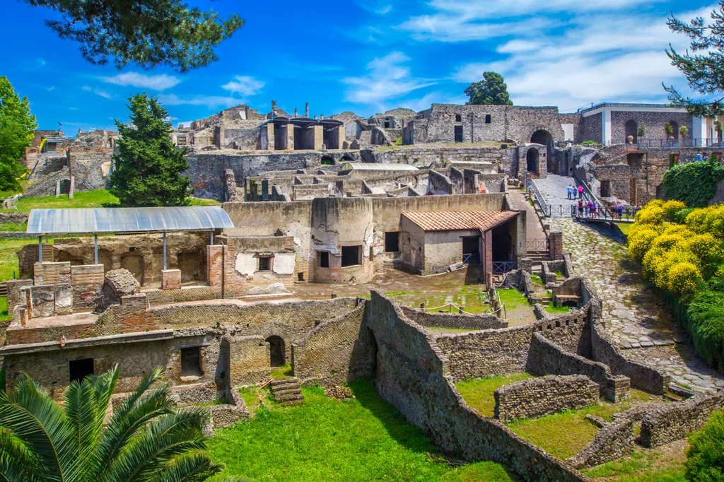 Pompeii, Olaszország, romváros, 
