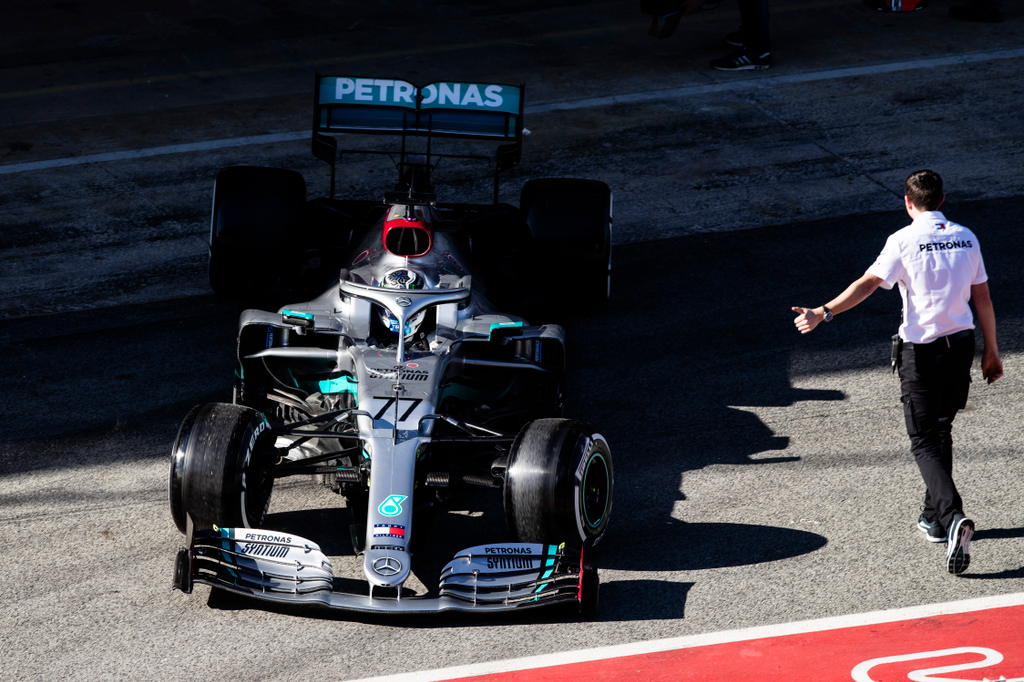 Forma-1, Valtteri Bottas, Mercedes, Barcelona teszt 4. nap 