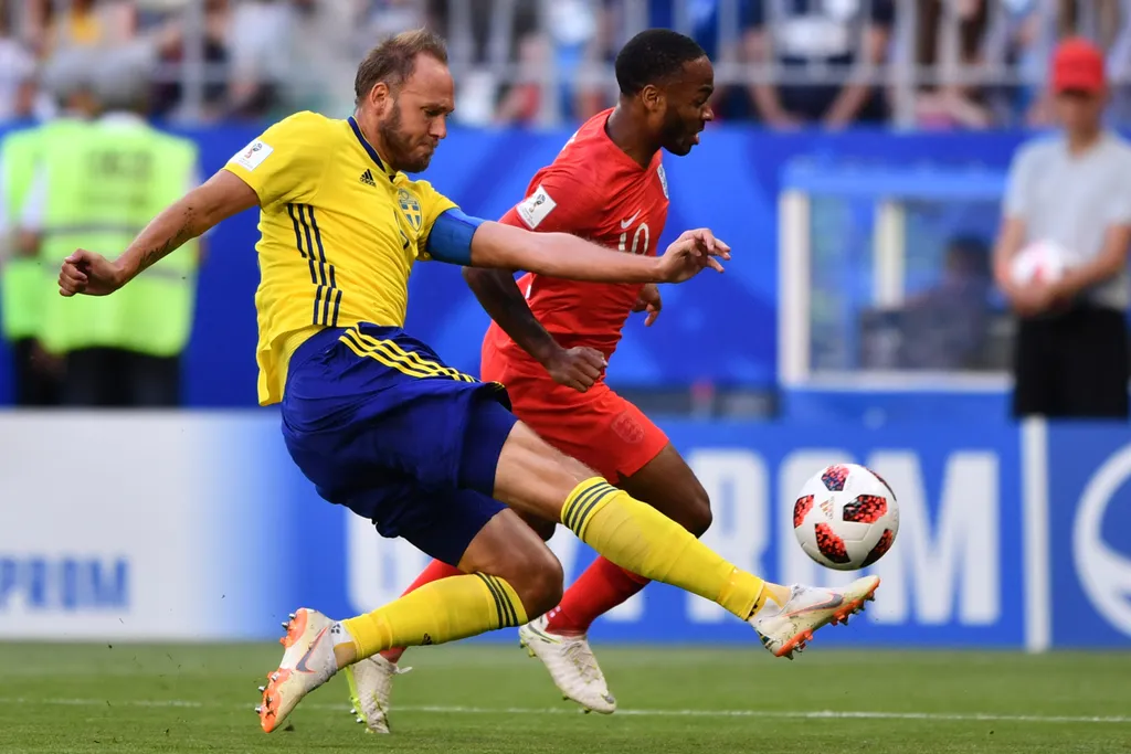 Svédország - Anglia, oroszországi labdarúgó-világbajnokság, negyeddöntő, Szamara, 2018.07.07. 