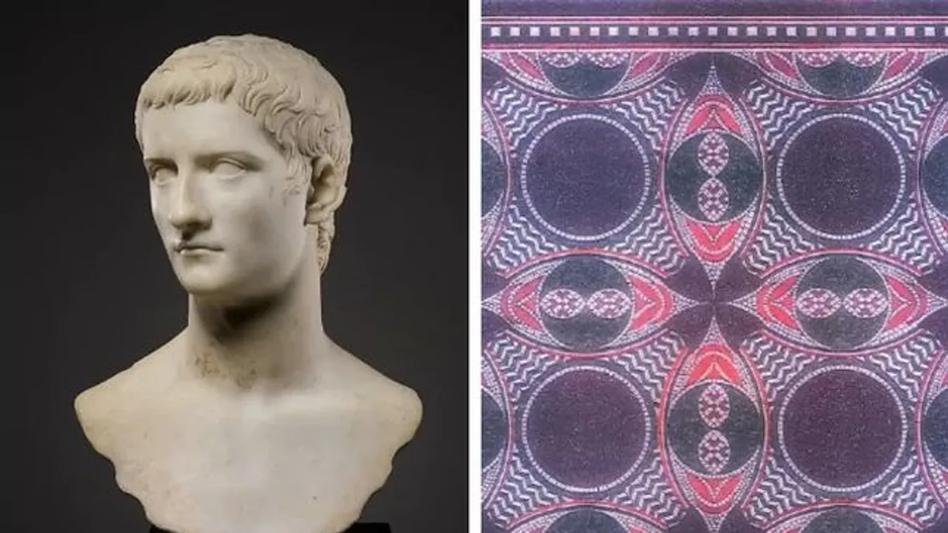 Caligula, mozaik 