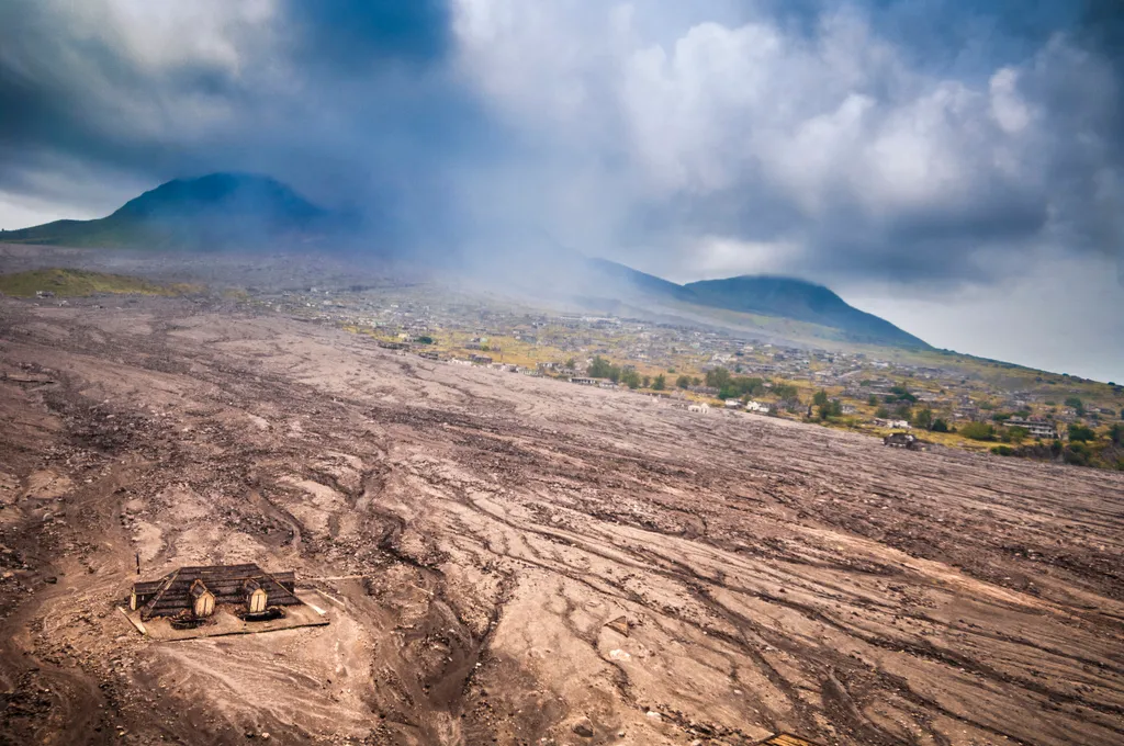 Montserrat vulkán 