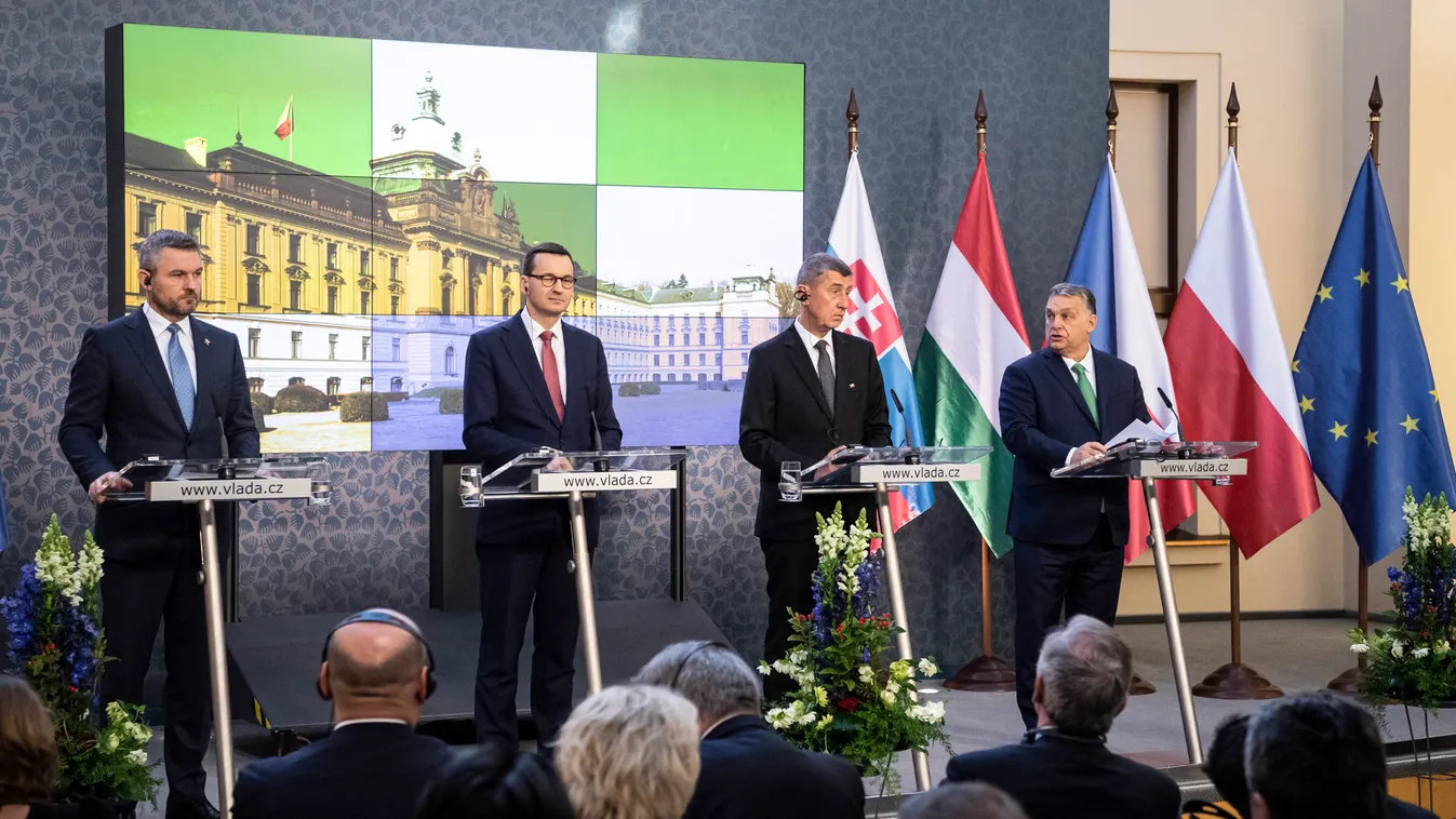 PELLEGRINI, Peter; ORBÁN Viktor; MORAWIECKI, Mateusz; BABIS, Andrej 