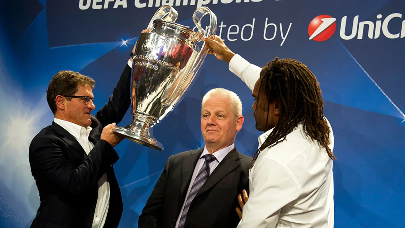 UEFA Champions League Trophy Tour, Trophy Tour &#8222;UniCredit Walk of Champions, Christian Karembeu, Tarlós István és Fabio Capello