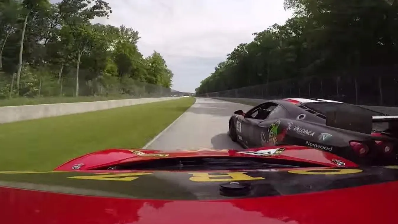 CCR Ferrari Challenge Crash At Road America 2015 