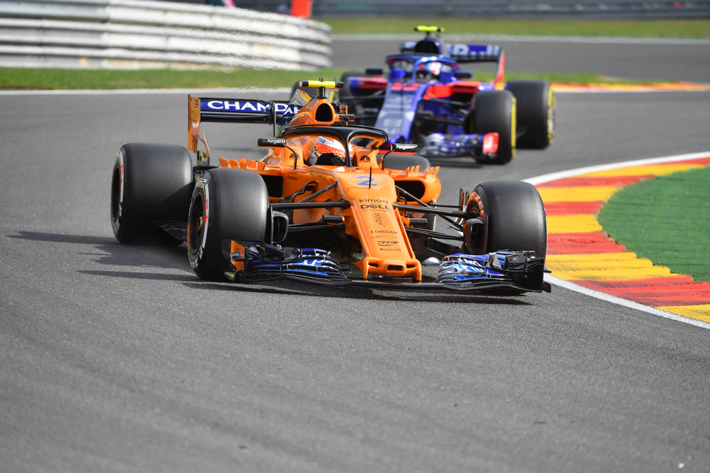 A Forma-1-es Belga Nagydíj pénteki napja, Stoffel Vandoorne, McLaren Racing 