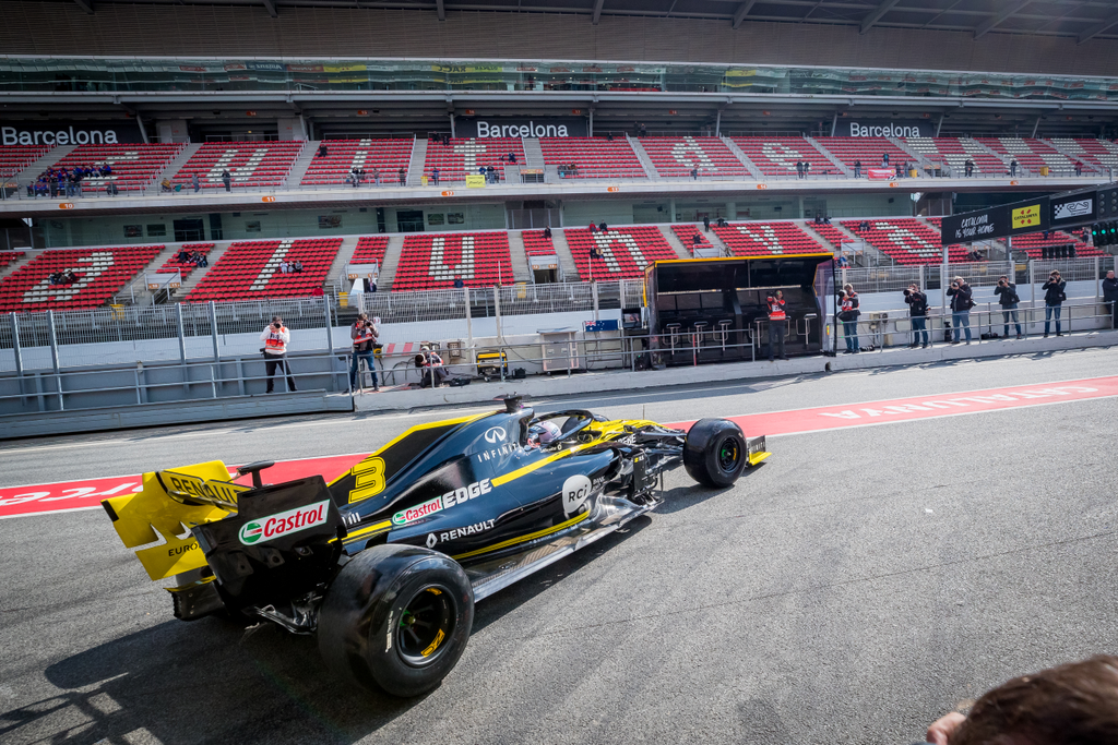 Forma-1, teszt, Barcelona, Daniel Ricciardo, Renault Sport Racing 